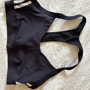 Adidas Black and White Athletic Bra